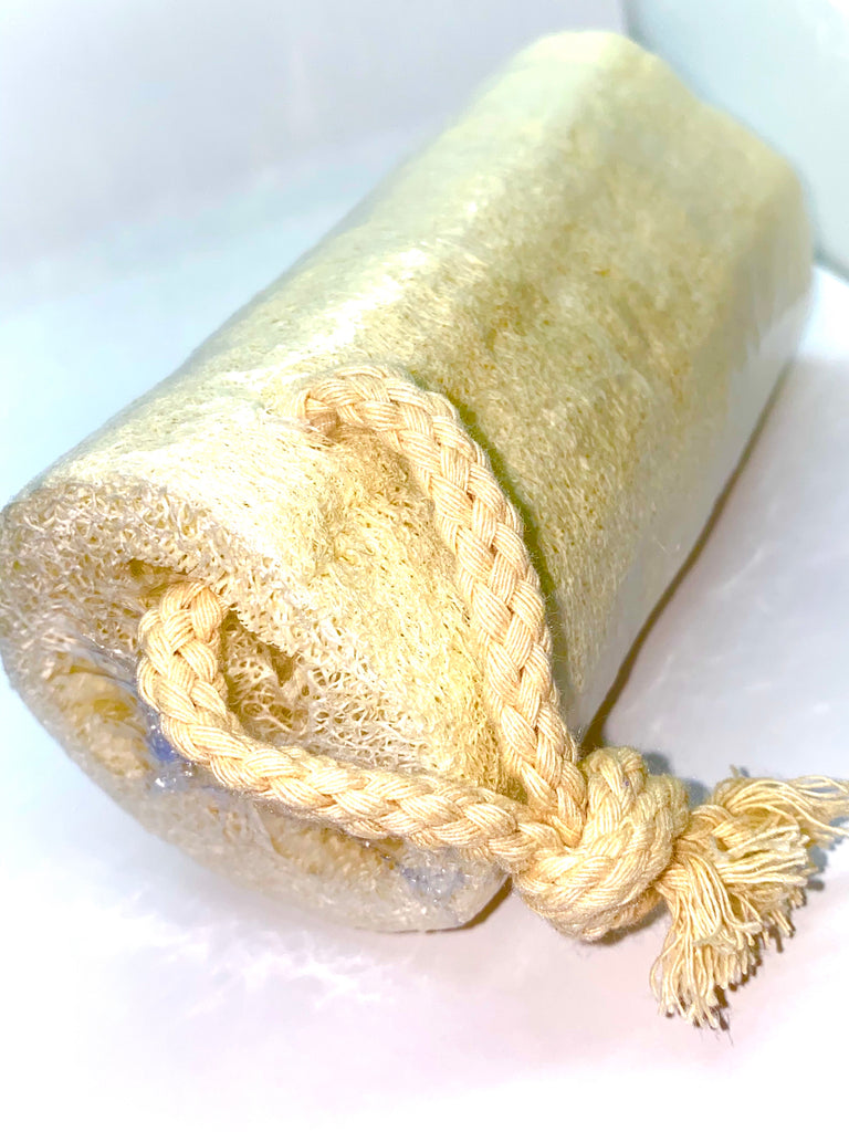 Natural Loofah with Hanging String
