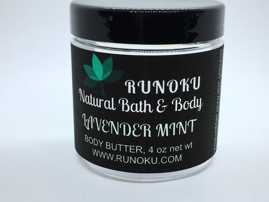 Lavender Mint All Natural Body Butter & Sugar Scrub Duo