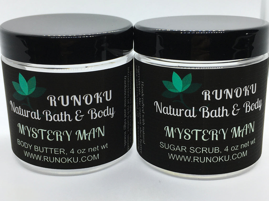 Mystery Man Body Butter & Sugar Scrub Duo