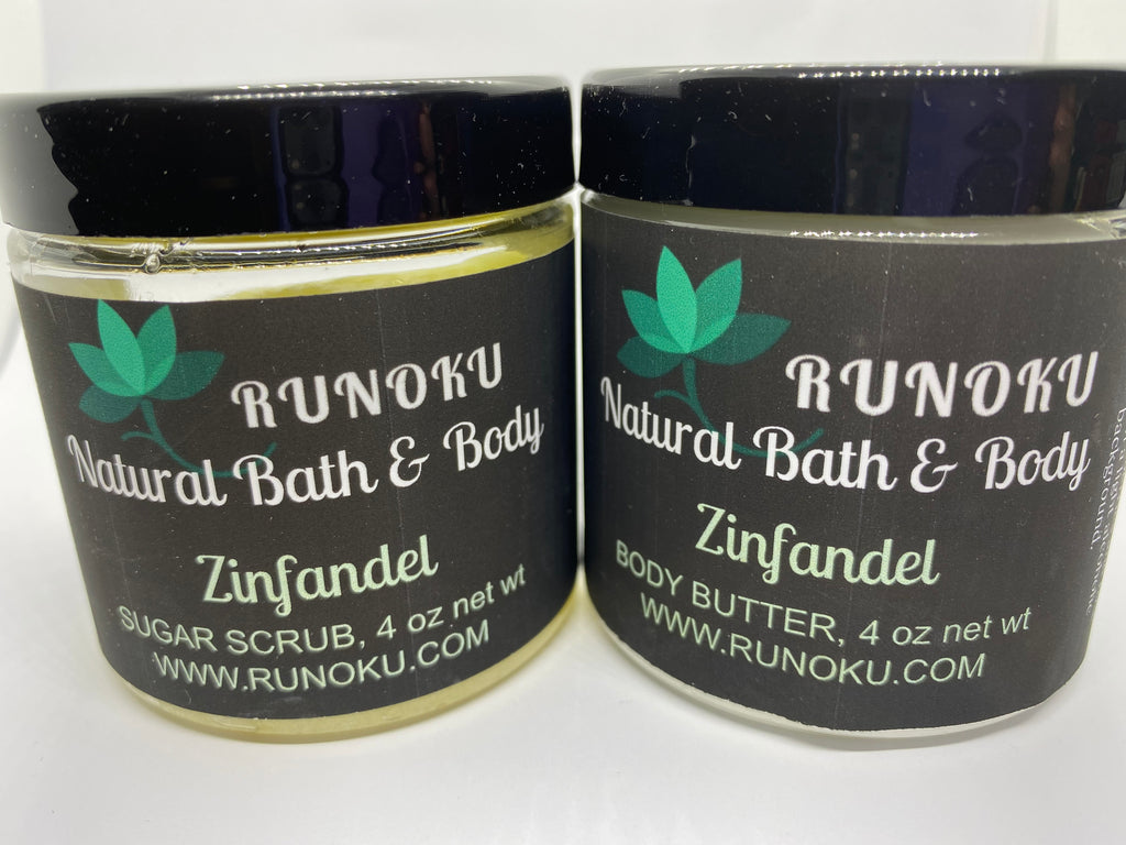 Zinfandel Body Butter & Sugar Scrub Duo