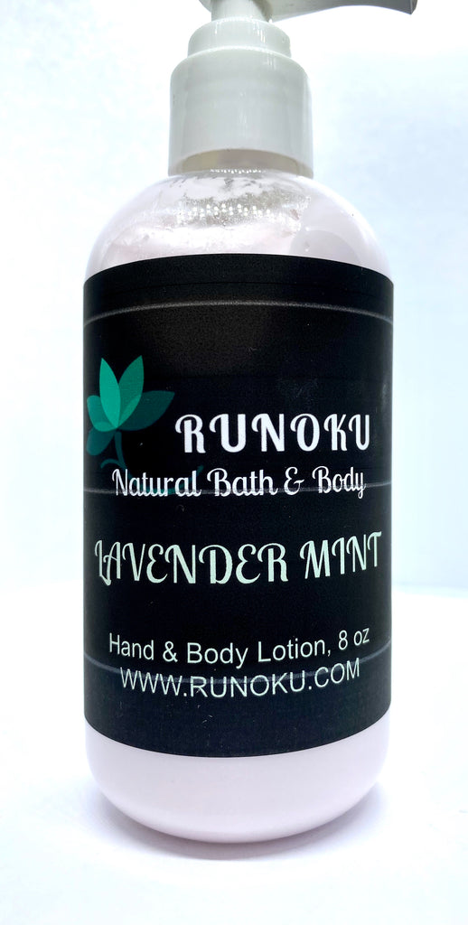 Lavender Mint All Natural Hand and Body Lotion