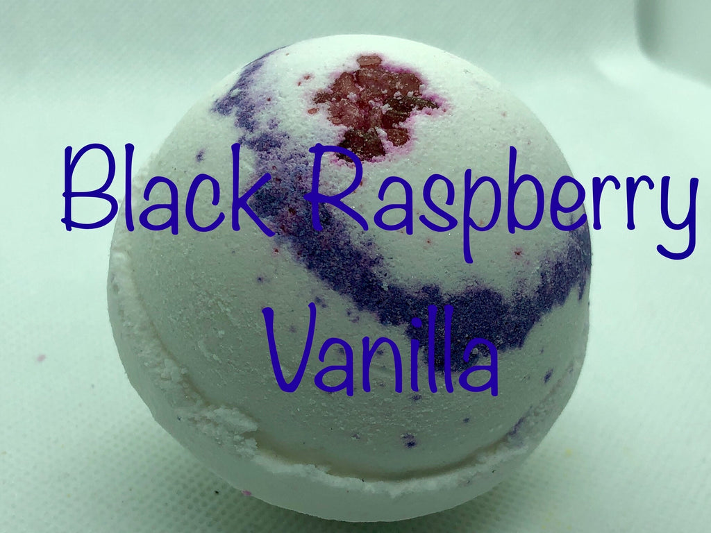 Black Raspberry Vanilla Bath bomb