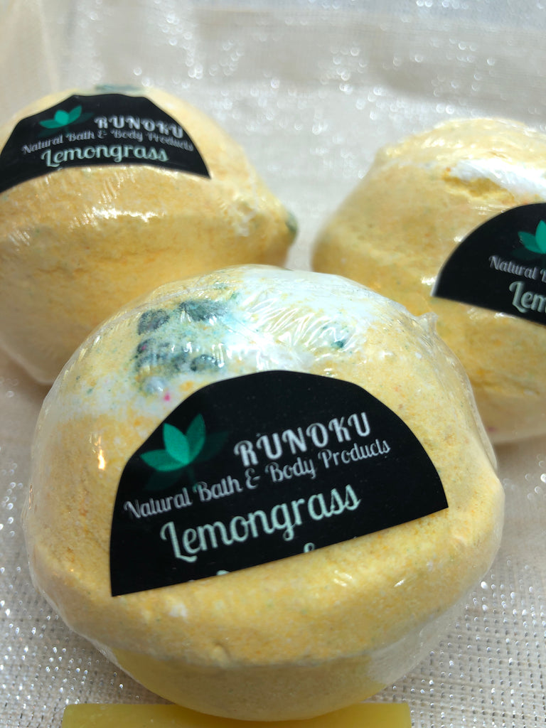 Lemongrass All Natural Bath Bomb