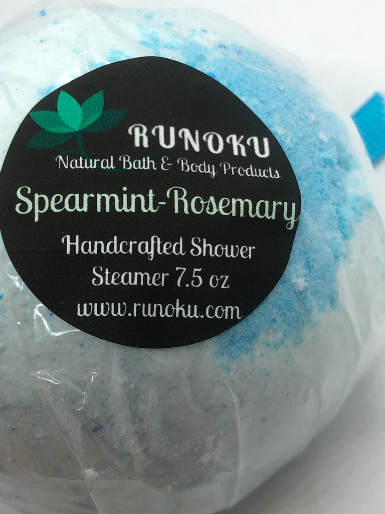 Spearmint-Rosemary Shower Steamer